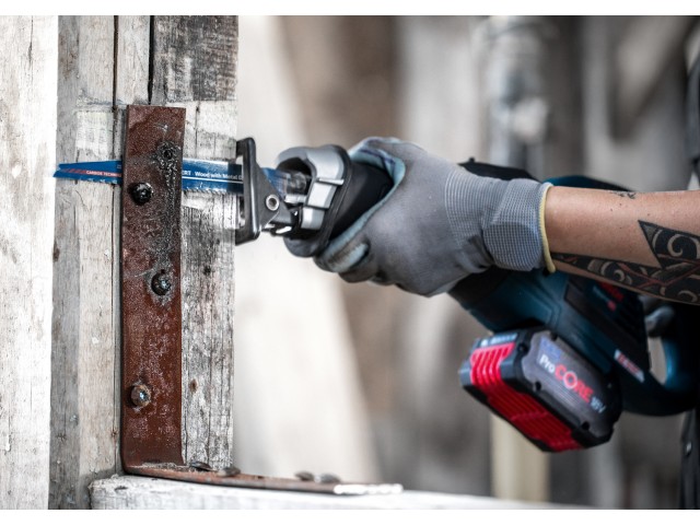 3-delni komplet listov Bosch za sabljasto žago EXPERT Wood with Metal Demolition S1167XHM, 225mm, 5-7TPI, Pakiranje: 3kos, 2608900399